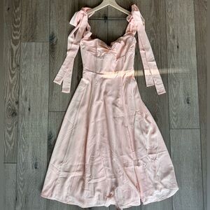 House of CB Peach Midi Dress